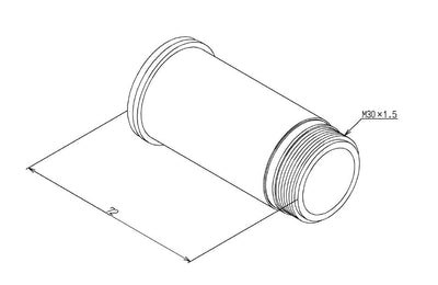 TOTO　連結管（心間150mm）　【品番：TH348-150】