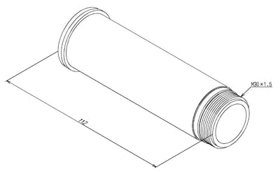 TOTO　連結管（心間190mm）　【品番：TH348-190】