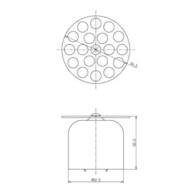 TOTO　ワン付き目皿部（ストール小便器用）　【品番：TH455N】