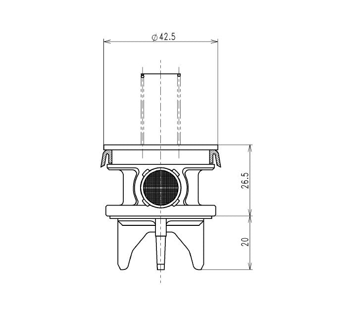 TOTO　ピストンバルブ部（TEF40型他用）　【品番：TH479P】