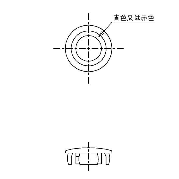 【メール便対応】TOTO　青インデックス　【品番：TH495CR】