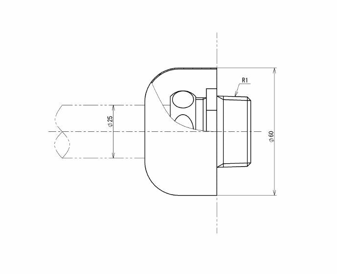 TOTO　排水配管用アダプター（25mm、鋼管用、カバー付）　【品番：TH500-25】