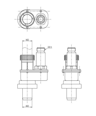 TOTO　排水ソケット（先止め式電温用、共用）　【品番：TH500DA】