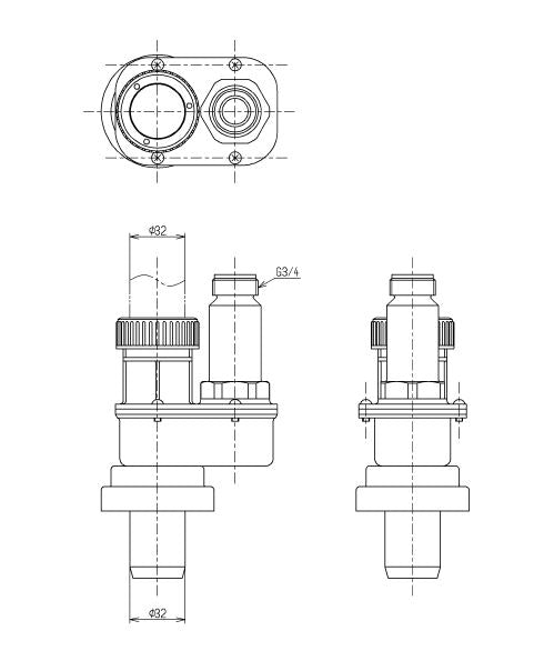 TOTO　排水ソケット（先止め式電温用、共用）　【品番：TH500DA】