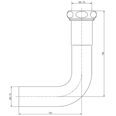 TOTO　連結管（TS570D型用）　【品番：TH506】