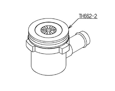 TOTO　給水継手（イオン水生成器用）　【品番：TH662-2】