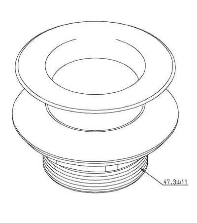 TOTO　排水金具（クリーン手洗器用）　【品番：TH729-20】