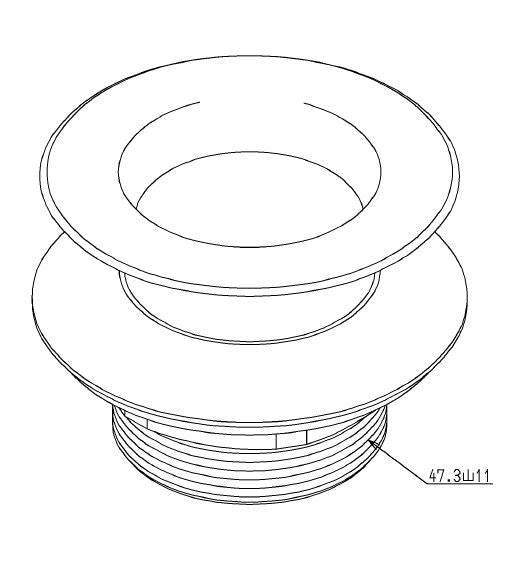 TOTO　排水金具（クリーン手洗器用）　【品番：TH729-20】