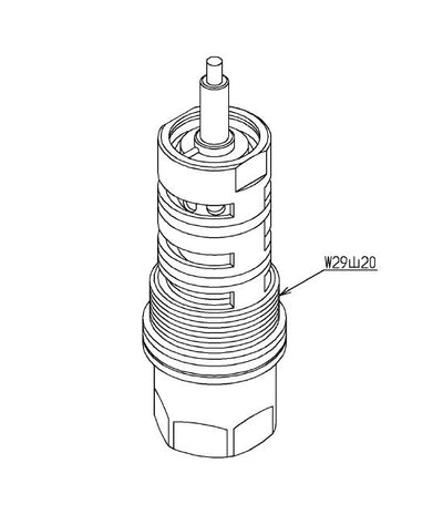 TOTO　エレメント部（TL390A型用）　【品番：TH681】