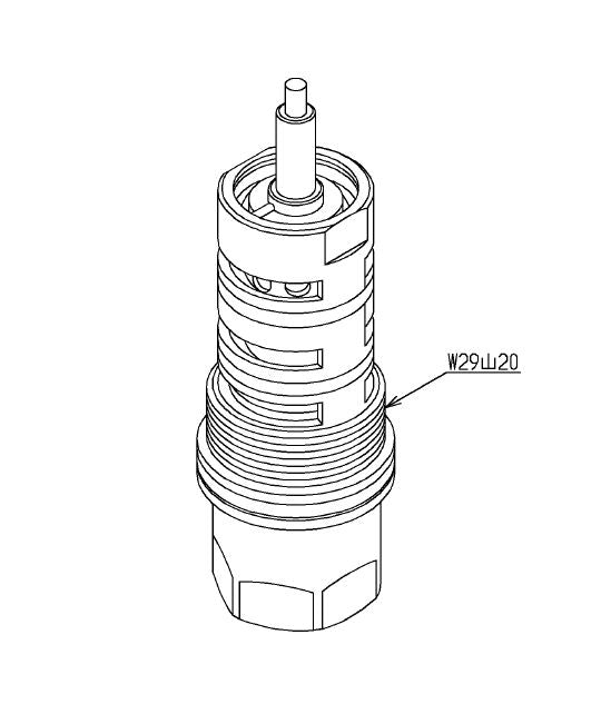 TOTO　エレメント部（TL390A型用）　【品番：TH681】