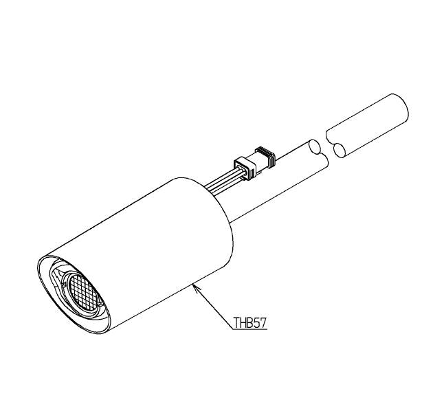 TOTO　壁掛自動洗面器（自動水栓スパウト部）　【品番：THB57】