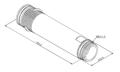 TOTO　連結管（手動：心間200±10mm、自動：心間210±10mm）　【品番：THD59P200】