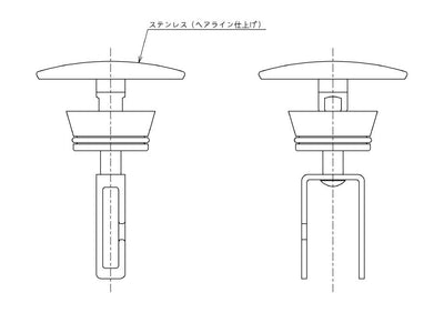 TOTO　目皿付き排水栓カバー（洗面器用、ステンレス仕様）　【品番：THD78】