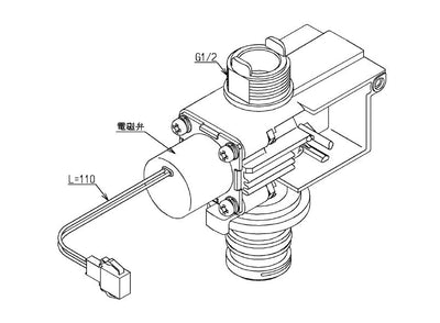 TOTO　駆動部（TEL30AR型用）　【品番：THE12】