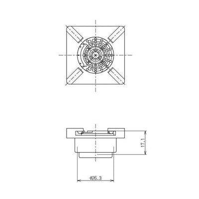 TOTO　ダイヤフラム部（TG600P他用）　【品番：THF15R】