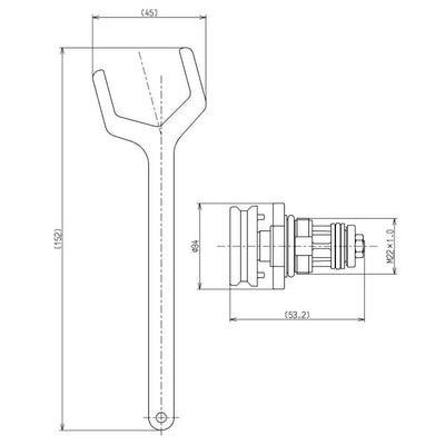 TOTO　自閉バルブ部（TG600P型用）　【品番：THG6】