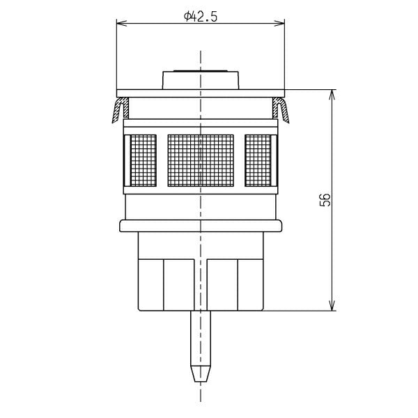 TOTO　ピストンバルブ部（TEF10型・TEF20型他用、水道水・再生水共用）　【品番：THJ22R】