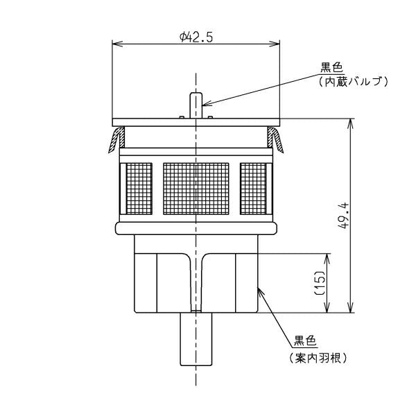 TOTO　ピストンバルブ部（TV580型他用）　【品番：THJ27B】