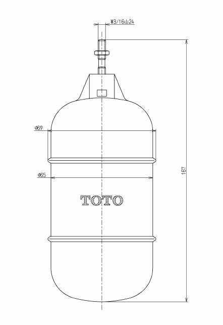 TOTO　浮き玉部　【品番：THK27】