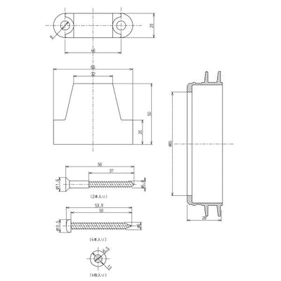 TOTO　固定具類　【品番：HH04040R】