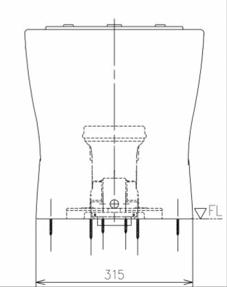 TOTO　ピュアレストQR（リモデル便器）　床置床排水大便器＋密結タンク（手洗無）　ホワイト　【品番：CS232BM