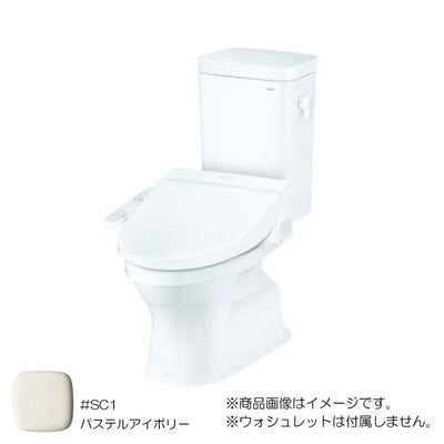 【在庫処分】TOTO　組み合わせ便器（床置床排水大便器＋密結タンク） 手洗なし　パステルアイボリー　【品番：CFS366B#SC1】