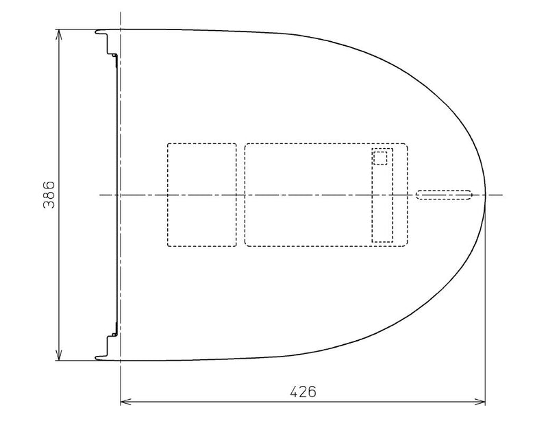 TOTO　便ふた組品　ホワイト　【品番：TCM4640 