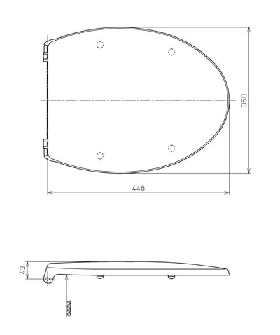 TOTO　便ふた組品　ホワイト　【品番：TCH795-1R #NW1】●