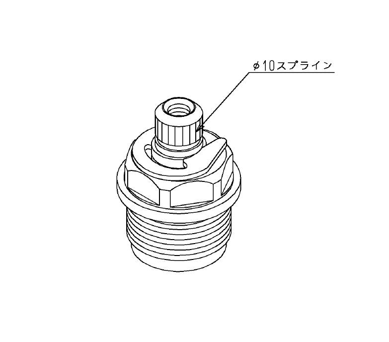 TOTO　開閉バルブ部　【品番：TH5B0167】●