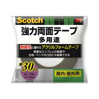 スリーエム ジャパン　スコッチ 強力両面テープ 多用途　【品番：PSD-30R】