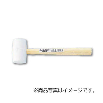 土牛産業　白いゴムハンマー 450g （1P）　【品番：01239】