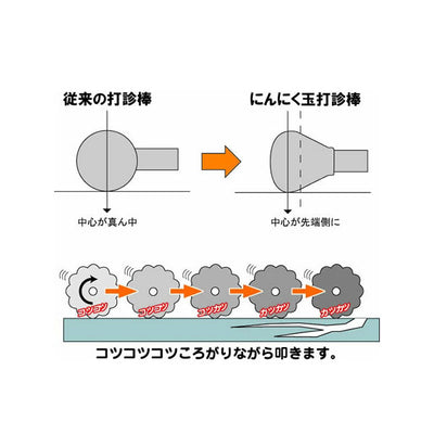 土牛産業　にんにく玉打診棒 ロング1000　【品番：00951】