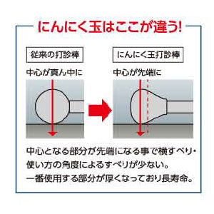 土牛産業　にんにく玉打診棒 ロング1000　【品番：00951】