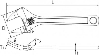 トップ工業　薄型イグザクトレンチ（ベントタイプ）　【品番：HT-150B】