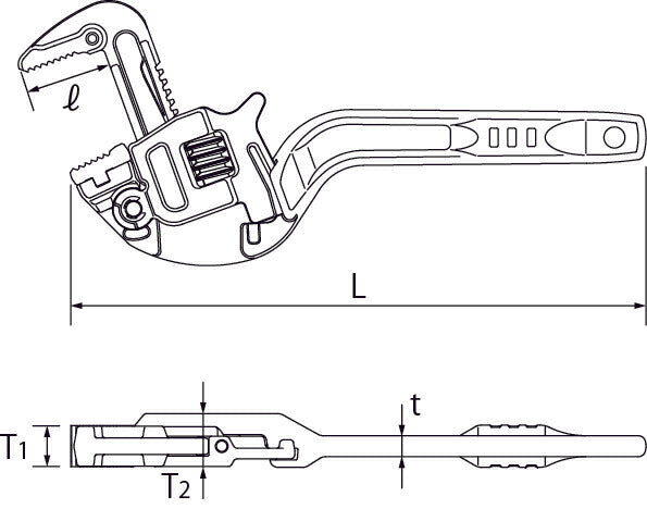 トップ工業　たて型アルミワイドパイレン　【品番：TPW-1550-65】