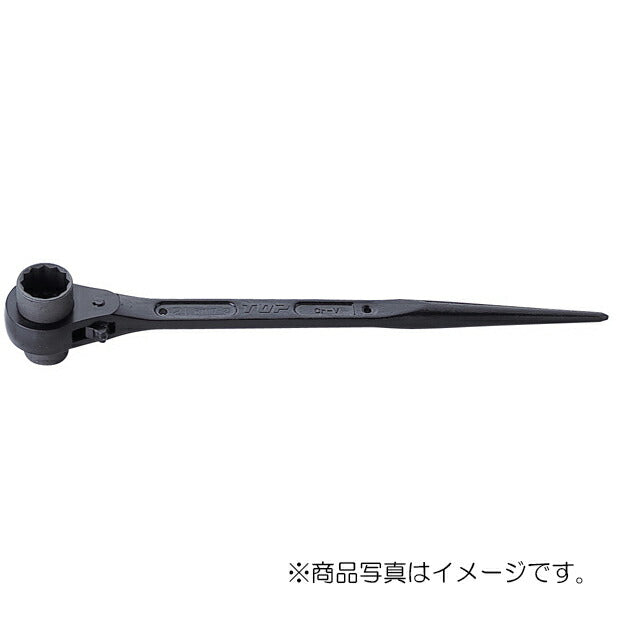 トップ工業　両口ラチェットレンチ（シノ付）　【品番：RM-22×27】