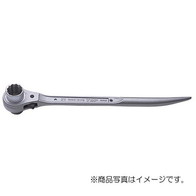 トップ工業　シノ曲がりラチェットレンチ　【品番：RM-17×19N-S】