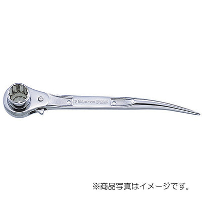 トップ工業　ステンレスラチェットレンチ（ショートタイプ）　【品番：SRM-17×19S】