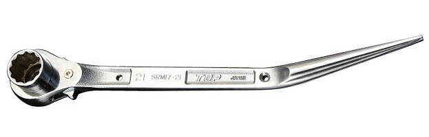 トップ工業　鳶仕様ステンレスラチェットレンチ　【品番：SRM-17×21BT】