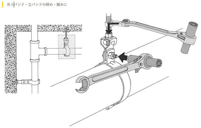 トップ工業　吊バンドレンチ　【品番：PHW-1014-3】