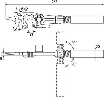 トップ工業　仮枠ハンドル　【品番：KH-250】
