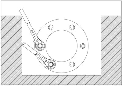 トップ工業　伸縮形本管レンチ　【品番：RM-24×30LH】