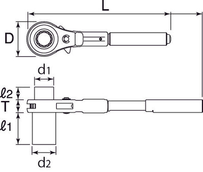 トップ工業　伸縮形本管レンチ　【品番：RM-24×30LH】