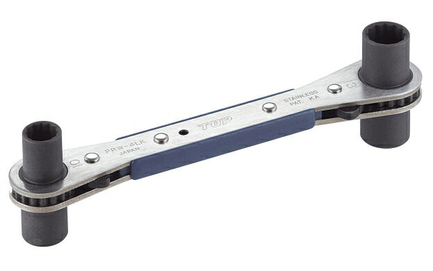 トップ工業　鉄カンラッチ（ロング4サイズ板ラチェットレンチ）　【品番：PRW-4LK】