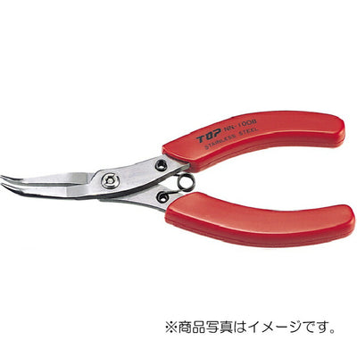トップ工業　ニードルノーズベントプライヤ　【品番：NN-100B】