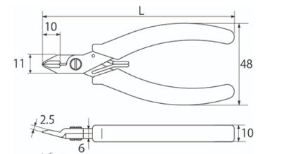 トップ工業　エレクトロニッパ　【品番：ENI-115】