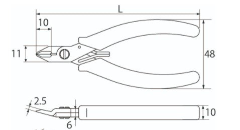 トップ工業　エレクトロニッパ　【品番：ENI-115】