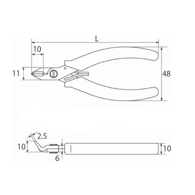 トップ工業　エレクトロニッパ　【品番：ENI-115B】
