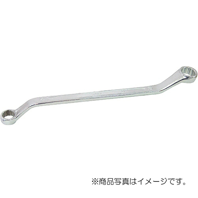 トップ工業　両口メガネレンチ（45°型長形）　【品番：TM-12×14】