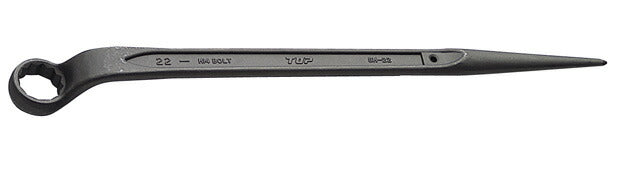 トップ工業　片口メガネレンチ（シノ付）　【品番：SM-22】